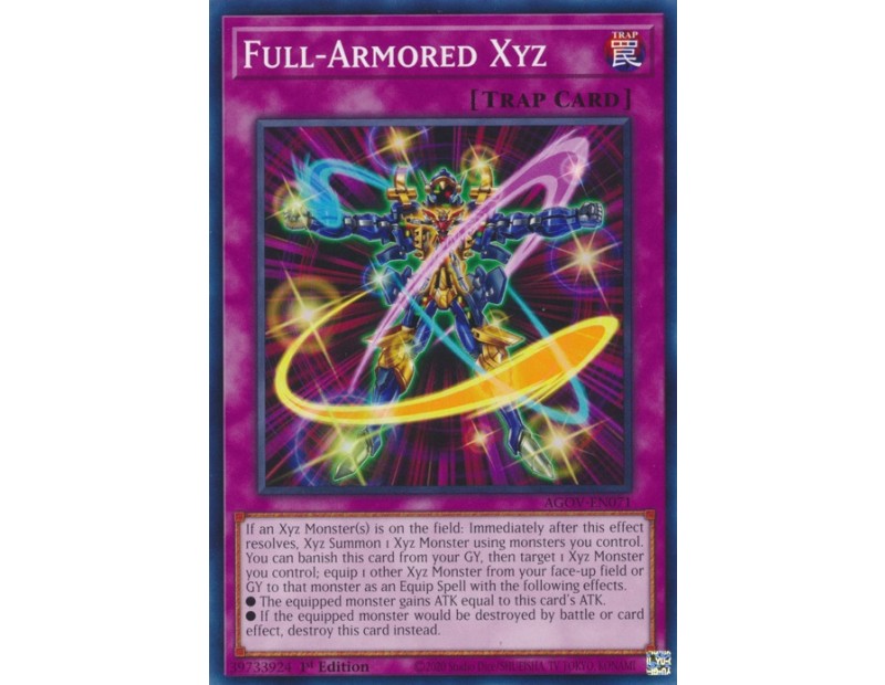 Full-Armored Xyz (AGOV-EN071) - 1st Edition