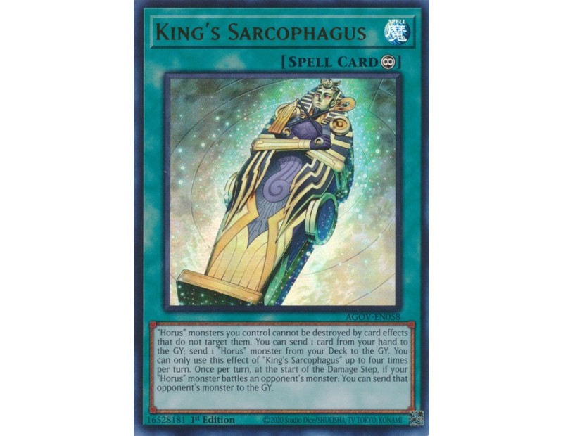 King's Sarcophagus (AGOV-EN058) - 1st Edition