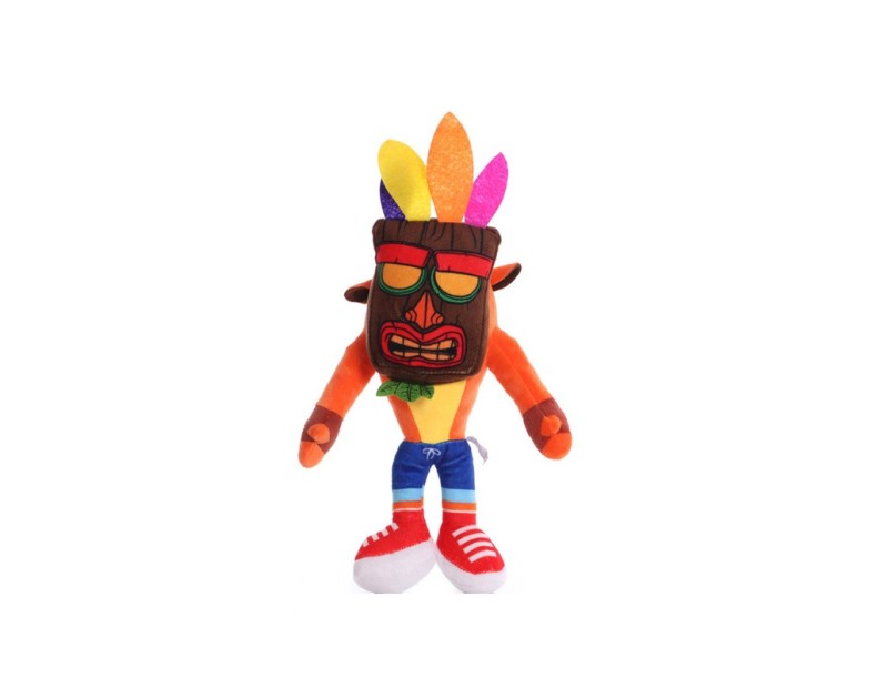 Λούτρινο Crash Bandicoot w/ Totem Mask (26cm)