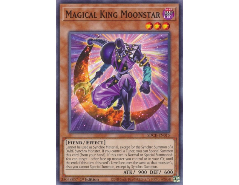 Magical King Moonstar (SDCK-EN015) - 1st Edition