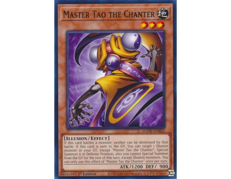 Master Tao the Chanter (AGOV-EN025) - 1st Edition