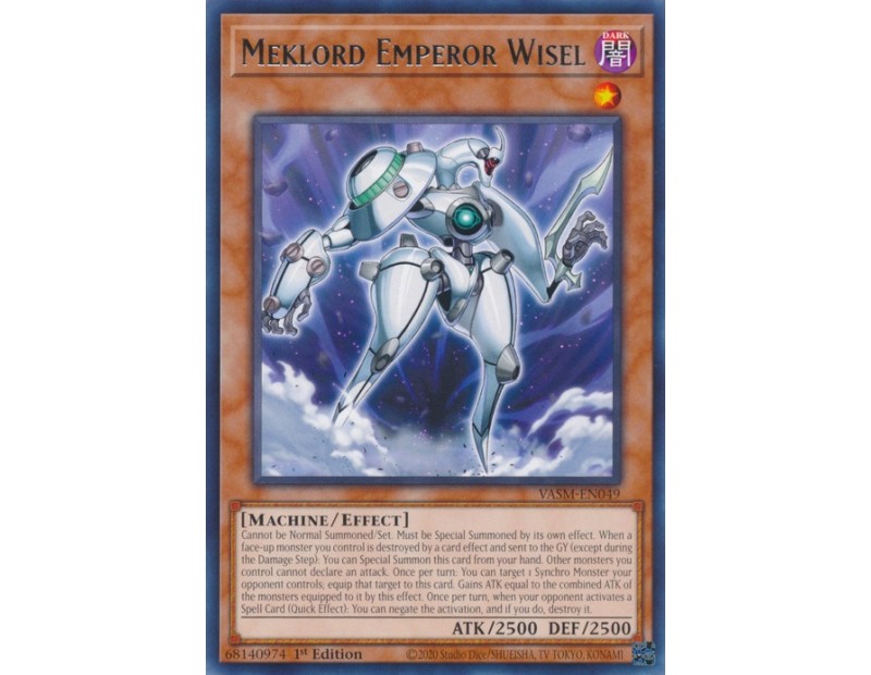 Meklord Emperor Wisel (VASM-EN049) - 1st Edition