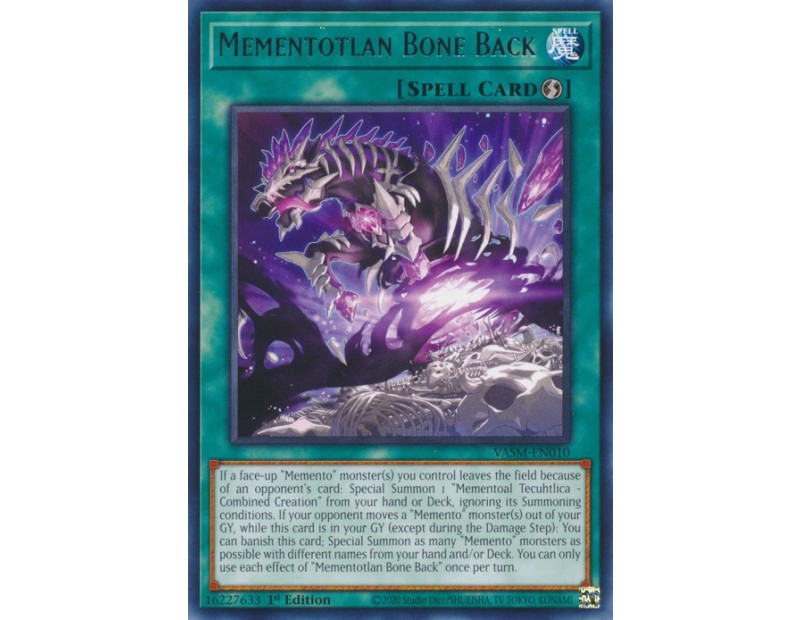 Mementotlan Bone Back (VASM-EN010) - 1st Edition