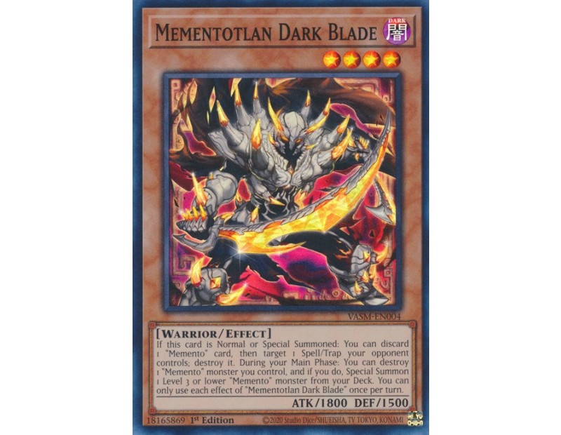 Mementotlan Dark Blade (VASM-EN004) - 1st Edition