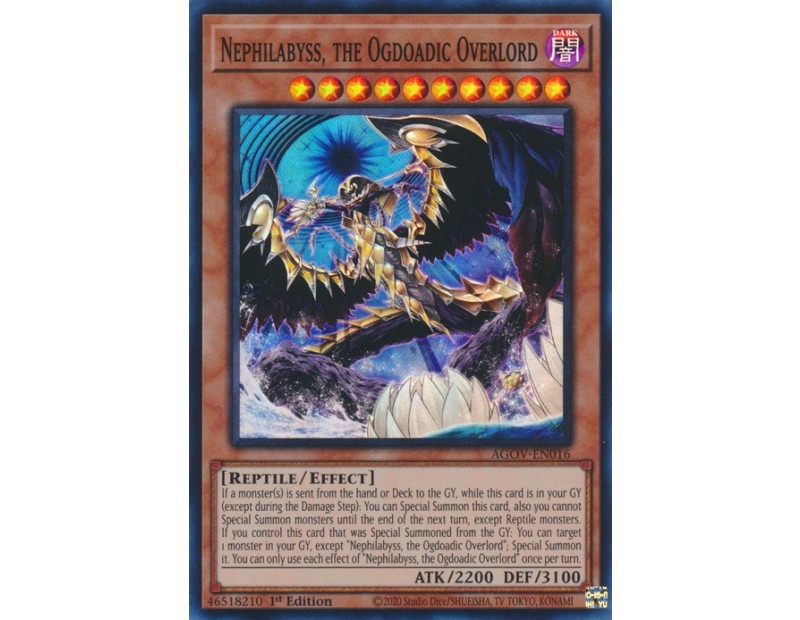 Nephilabyss, the Ogdoadic Overlord (AGOV-EN016) - 1st Edition