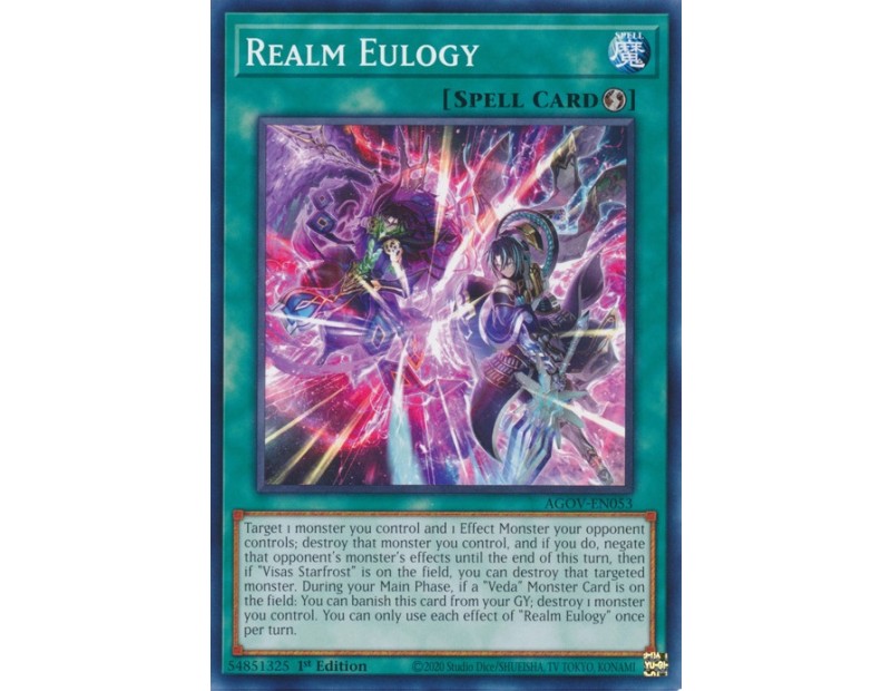 Realm Eulogy (AGOV-EN053) - 1st Edition