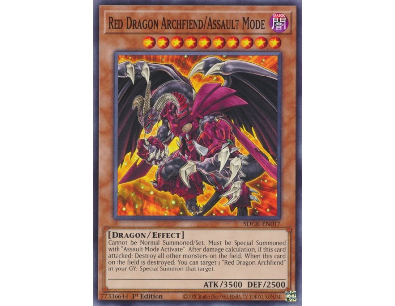 Red Dragon Archfiend/Assault Mode (SDCK-EN017) - 1st Edition