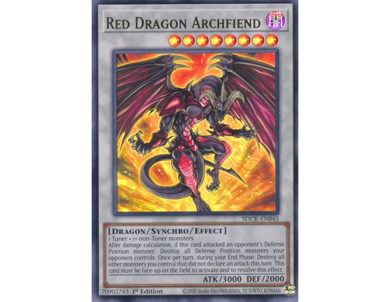 Red Dragon Archfiend (SDCK-EN045) - 1st Edition