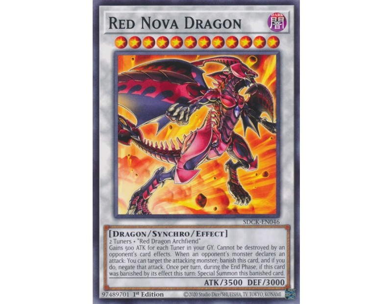 Red Nova Dragon (SDCK-EN046) - 1st Edition