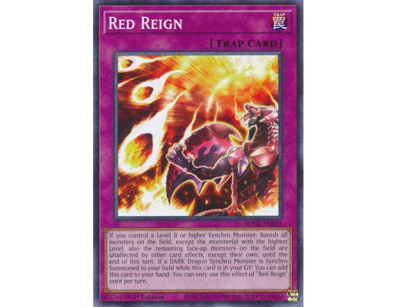 Red Reign (SDCK-EN035) - 1st Edition