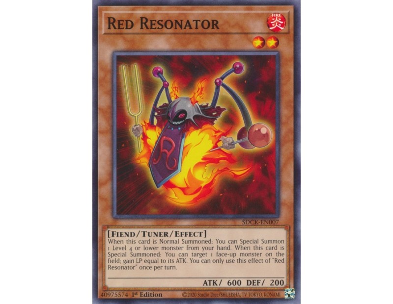 Red Resonator (SDCK-EN007) - 1st Edition