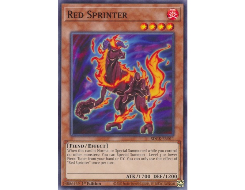 Red Sprinter (SDCK-EN011) - 1st Edition