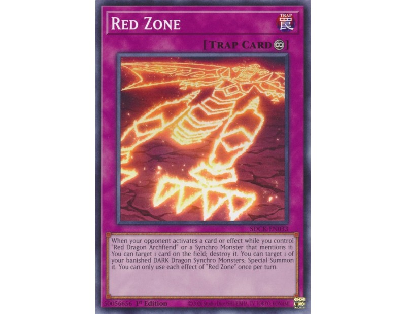 Red Zone (SDCK-EN033) - 1st Edition