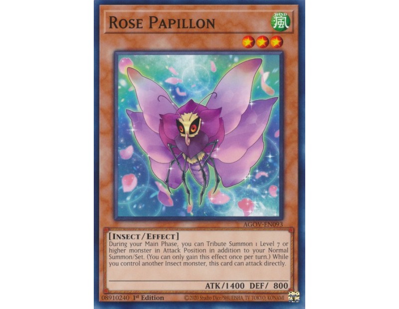 Rose Papillon (AGOV-EN093) - 1st Edition