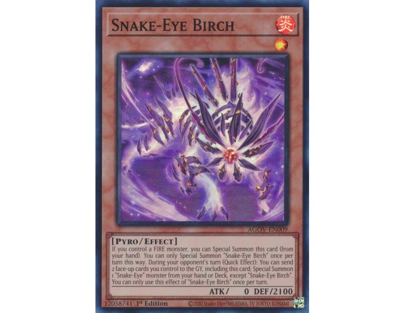 Snake-Eye Birch (AGOV-EN009) - 1st Edition