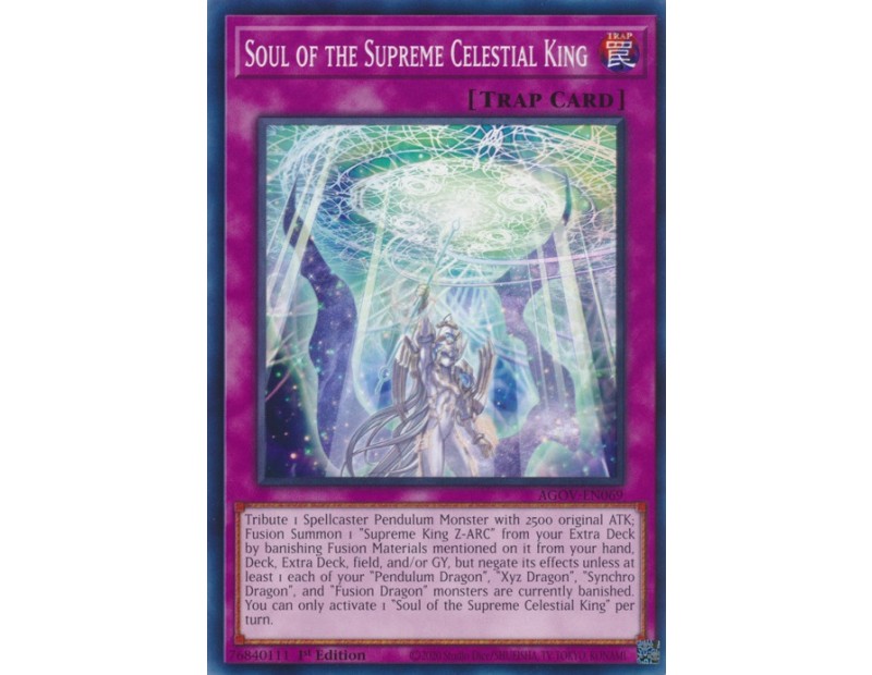 Soul of the Supreme Celestial King (AGOV-EN069) - 1st Edition