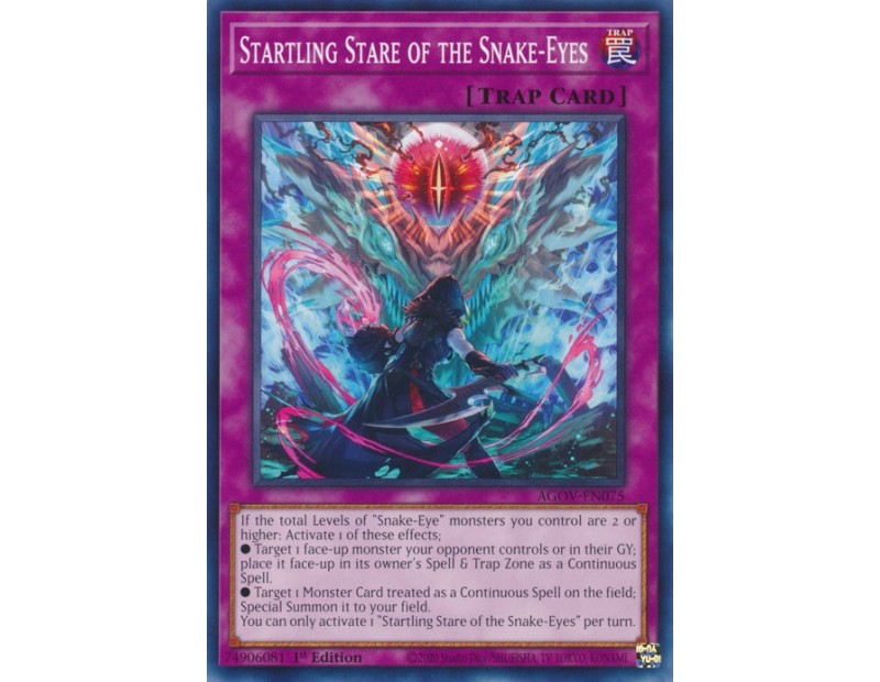 Startling Stare of the Snake-Eyes (AGOV-EN075) - 1st Edition