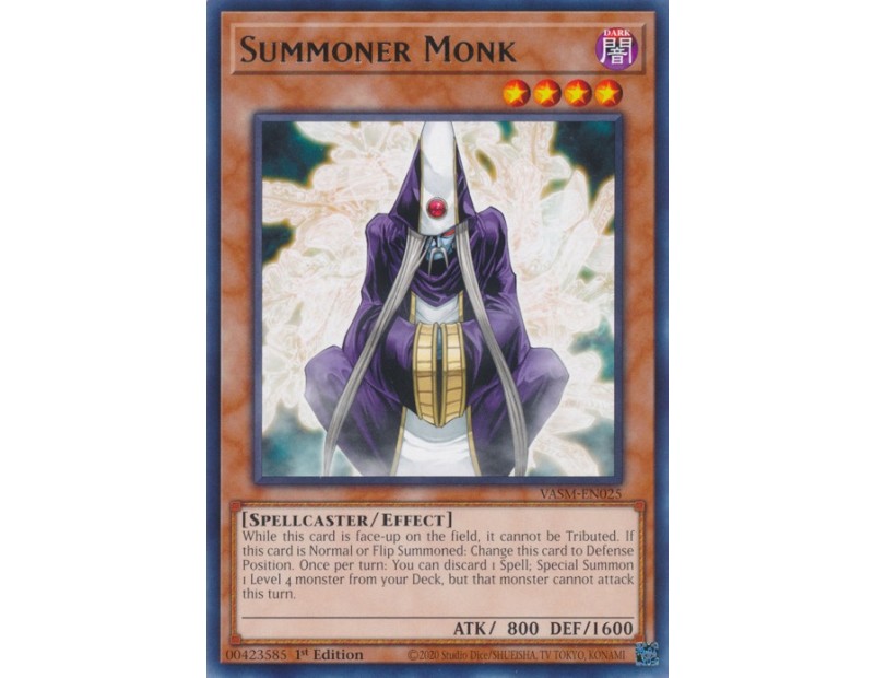 Summoner Monk (VASM-EN025) - 1st Edition