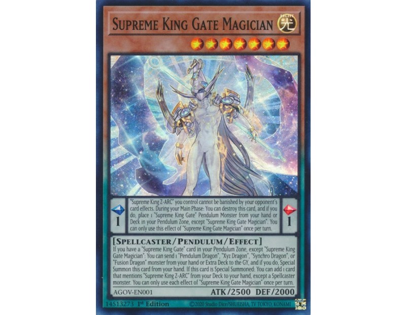 Supreme King Gate Magician (AGOV-EN001) - 1st Edition
