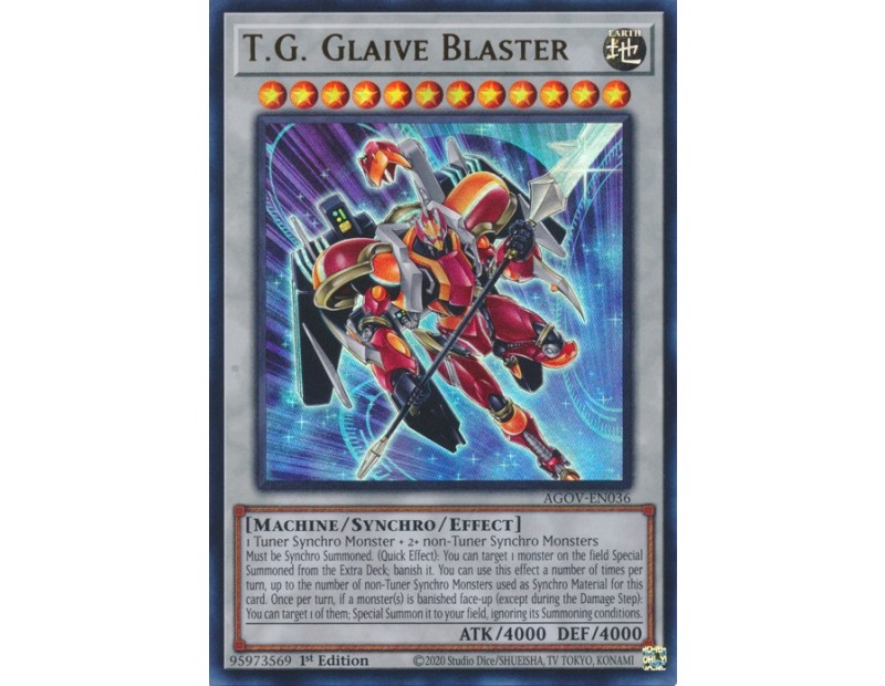 T.G. Glaive Blaster (AGOV-EN036) - 1st Edition