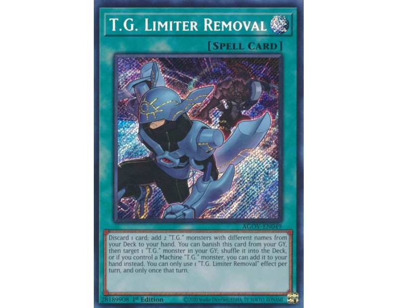T.G. Limiter Removal (AGOV-EN049) - 1st Edition