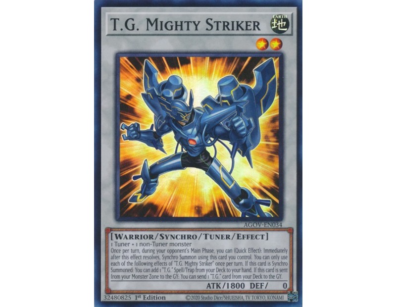 T.G. Mighty Striker (AGOV-EN034) - 1st Edition