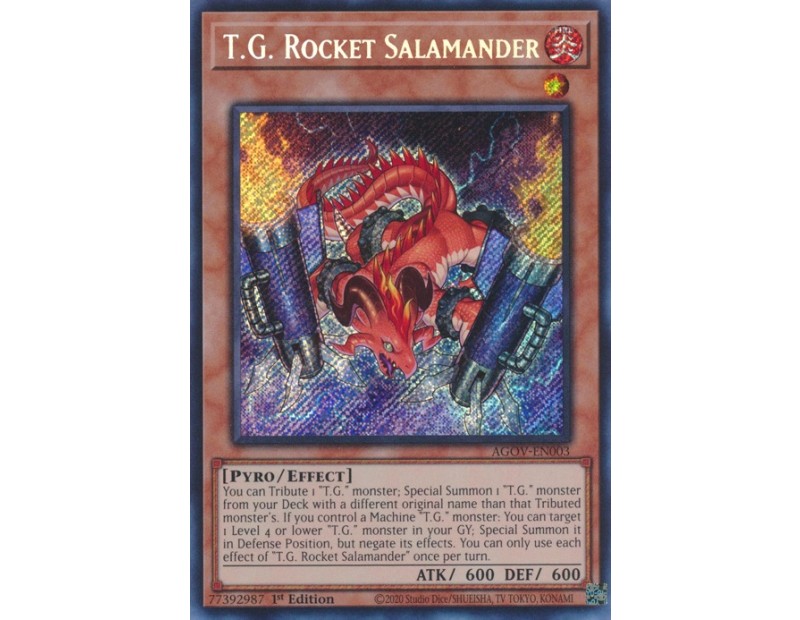 T.G. Rocket Salamander (AGOV-EN003) - 1st Edition