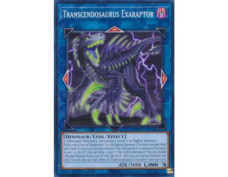 Transcendosaurus Exaraptor (AGOV-EN044) - 1st Edition