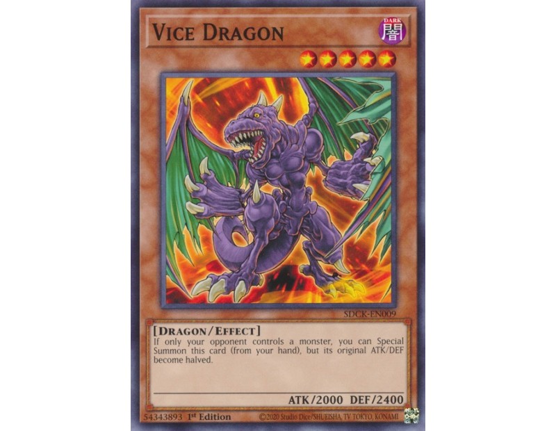 Vice Dragon (SDCK-EN009) - 1st Edition