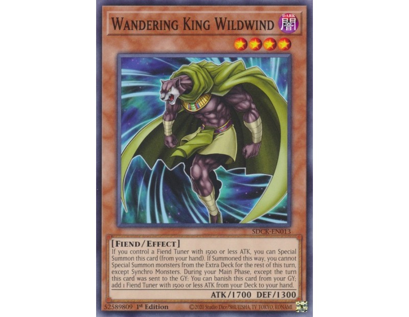 Wandering King Wildwind (SDCK-EN013) - 1st Edition