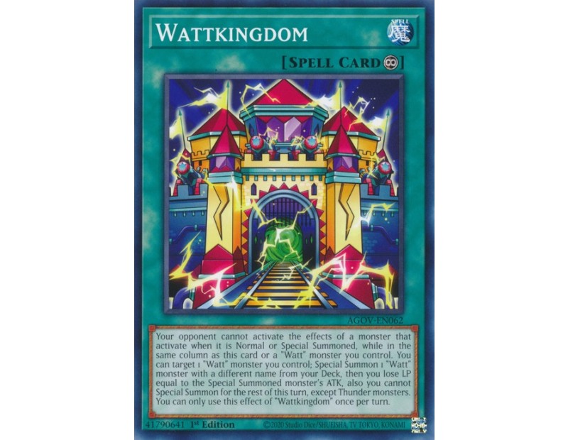 Wattkingdom (AGOV-EN062) - 1st Edition