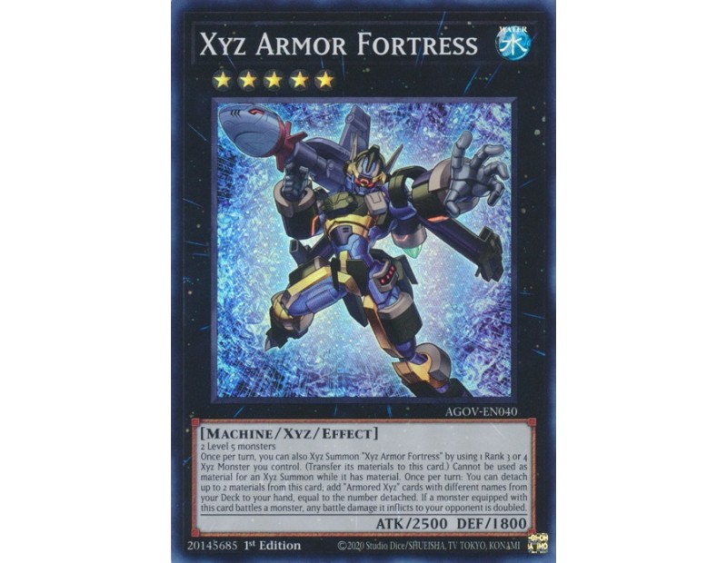 Xyz Armor Fortress (AGOV-EN040) - 1st Edition