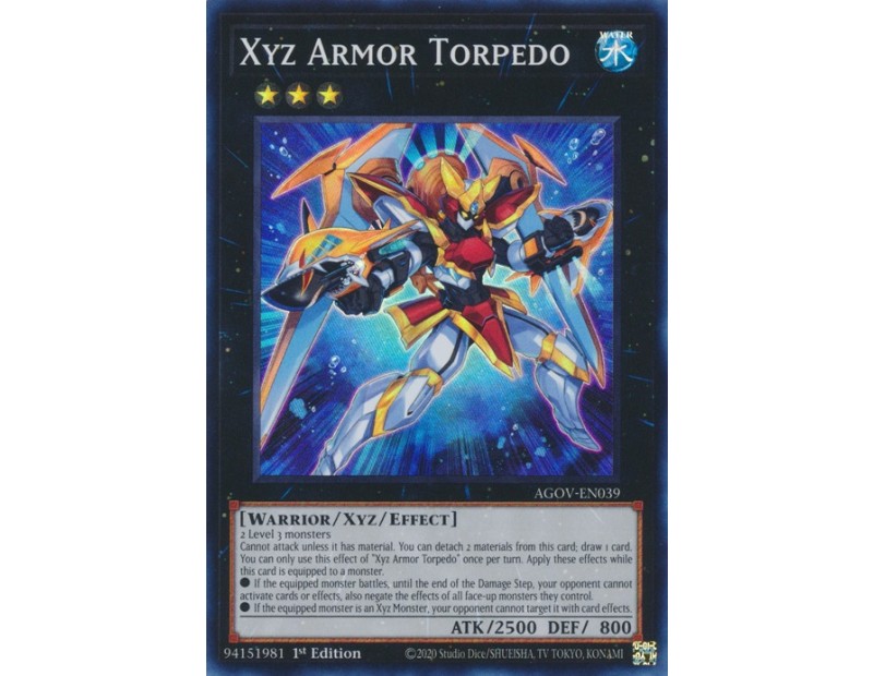 Xyz Armor Torpedo (AGOV-EN039) - 1st Edition