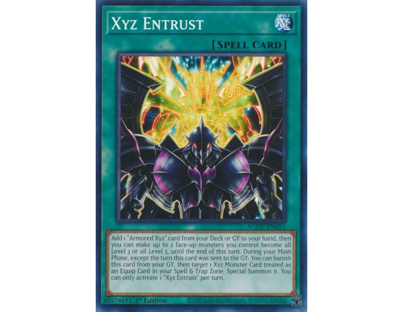 Xyz Entrust (AGOV-EN051) - 1st Edition