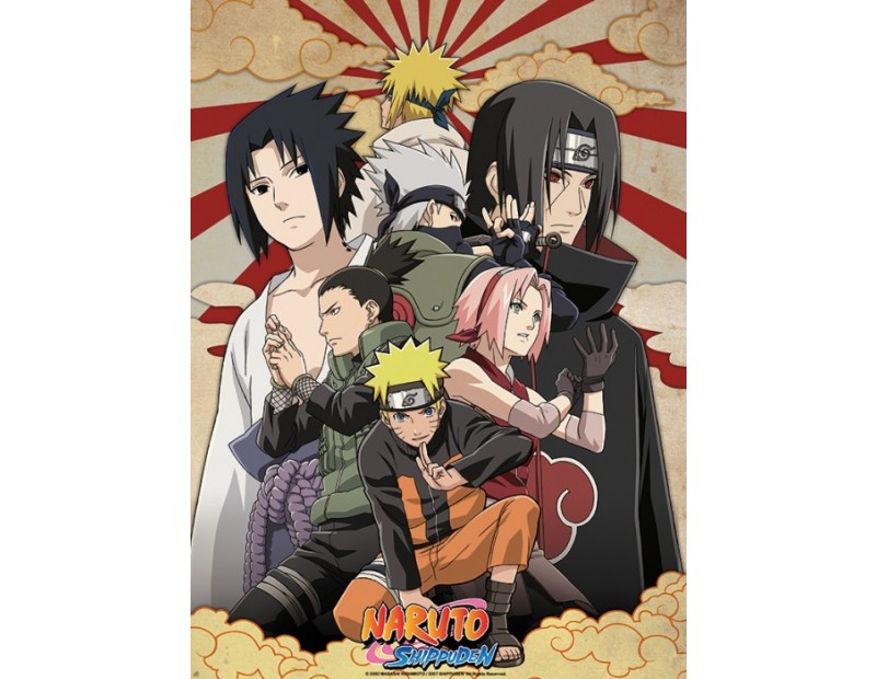 Αφίσα Naruto Shippuden Characters (38x52)