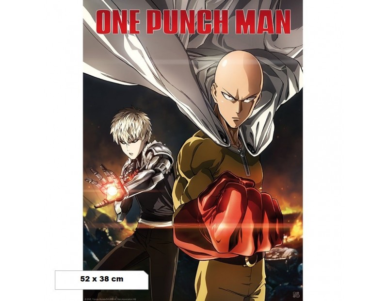 Αφίσα Saitama + Genos (52x38)