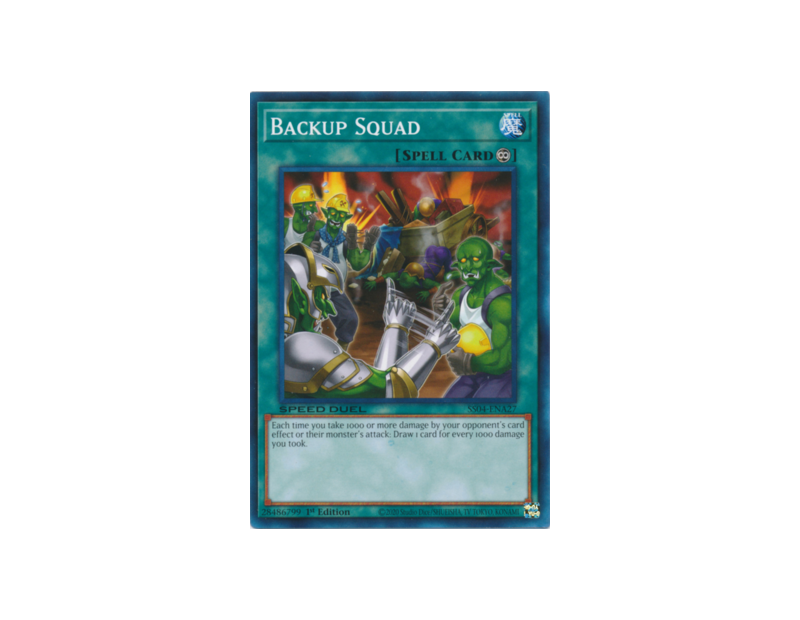 Backup Squad (SS04-ENA27) - 1st Edition