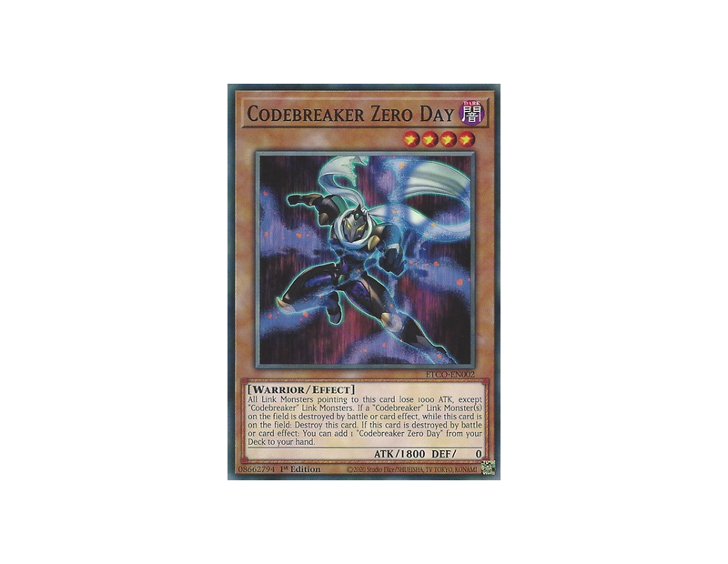 Codebreaker Zero Day (ETCO-EN002) - 1st Edition