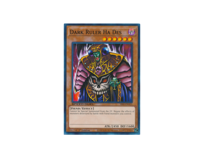 Dark Ruler Ha Des (SS05-ENA11) - 1st Edition