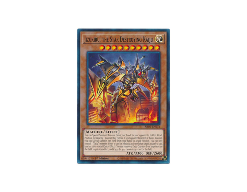 Jizukiru, the Star Destroying Kaiju (SR10-EN014) - 1st Edition