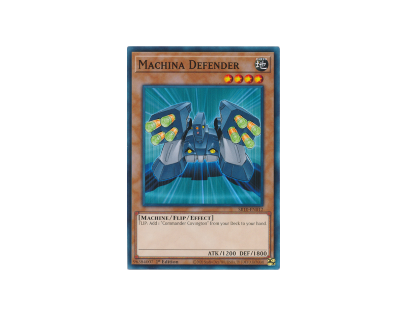 Machina Defender (SR10-EN012) - 1st Edition