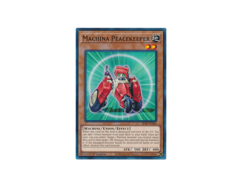 Machina Peacekeeper (SR10-EN006) - 1st Edition