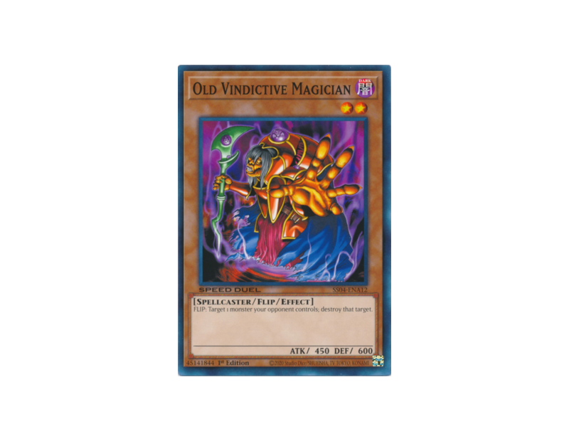 Old Vindictive Magician (SS04-ENA12) - 1st Edition