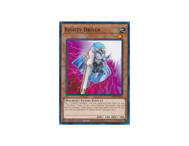 Righty Driver (SR10-EN019) - 1st Edition