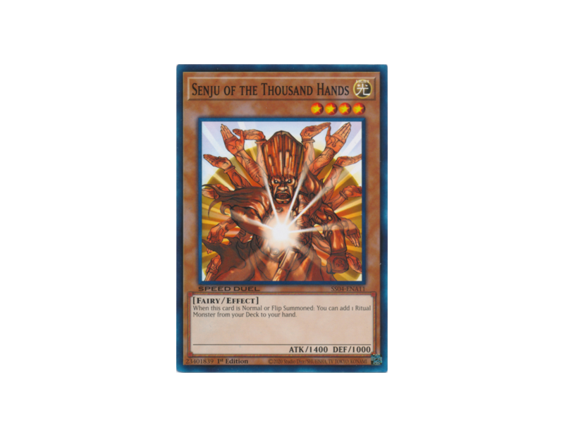 Senju of the Thousand Hands (SS04-ENA11) - 1st Edition