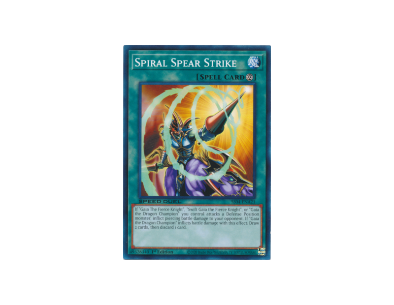 Spiral Spear Strike (SS04-ENA21) - 1st Edition