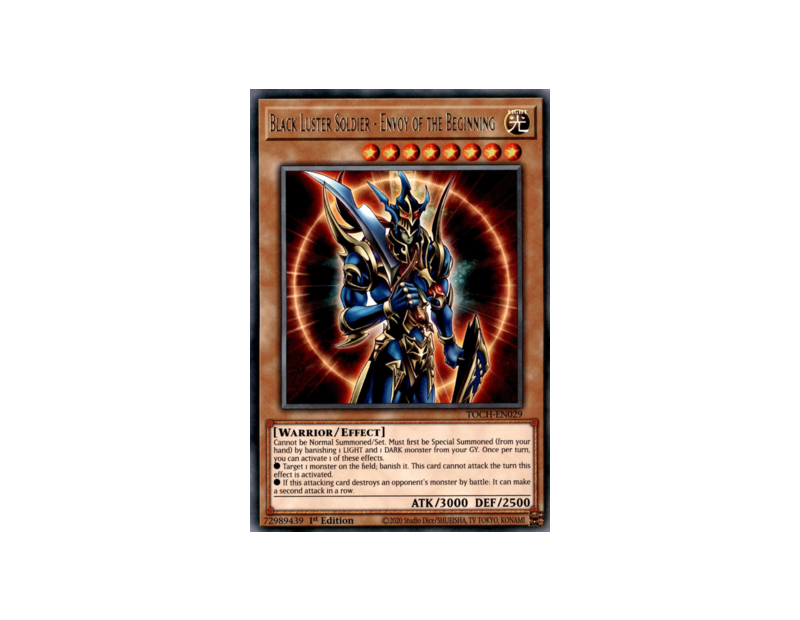 Black Luster Soldier - Envoy of the Beginning (TOCH-EN029) - 1st Edition