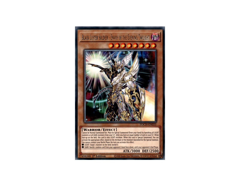 Black Luster Soldier - Envoy of the Evening Twilight (TOCH-EN033) - 1st Edition
