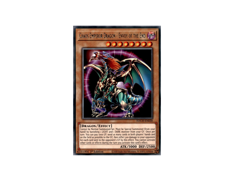 Chaos Emperor Dragon - Envoy of the End (TOCH-EN030) - 1st Edition