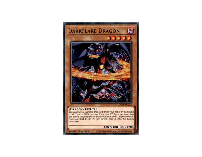 Darkflare Dragon (TOCH-EN032) - 1st Edition